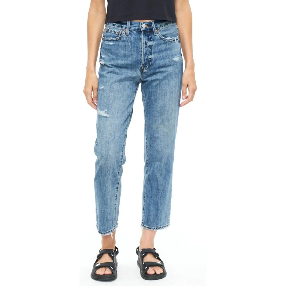 Pistola Charlie High Rise Classic Straight Ankle Jean OVLKV wash Size 29 x 27